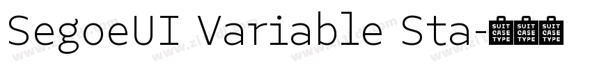 SegoeUI Variable Sta字体转换